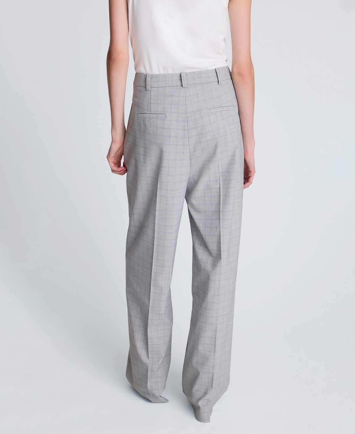 Kenneth Cole Women's Fly Front High-Rise Boyfriend Pants