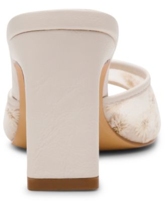 Women's Lennie Floral Lace Blade Heel Dress Sandals