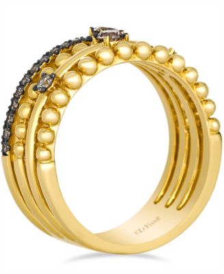 Chocolate Diamond Ring (0.40 ct. t.w.) in 14k Honey Gold