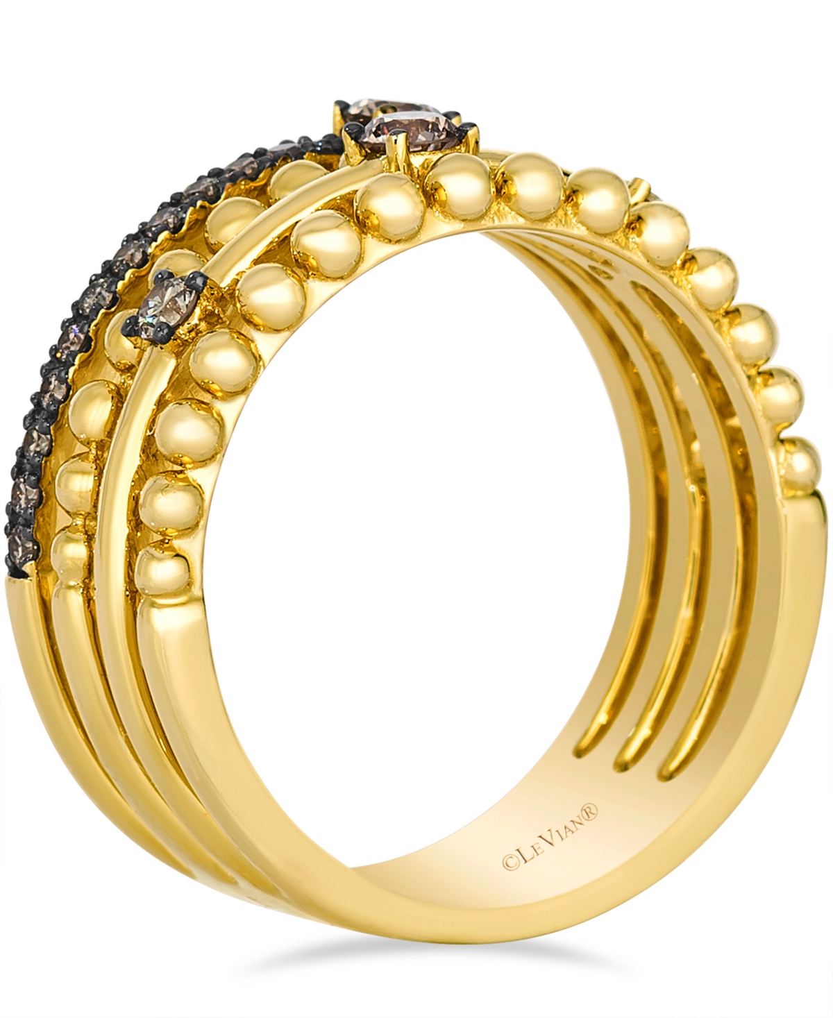 Le Vian Chocolate Diamond Ring (0.40 Ct. T.w.) In 14k Honey Gold In Gold
