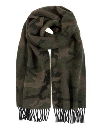 Men's Camo Jacquard Scarf