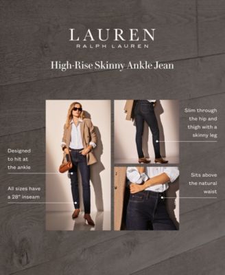 Women's High-Rise Skinny Ankle Jeans