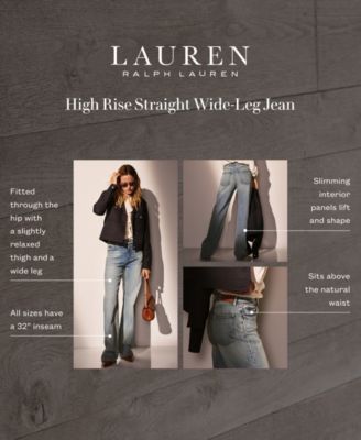 Women's High-Rise Wide-Leg Jeans
