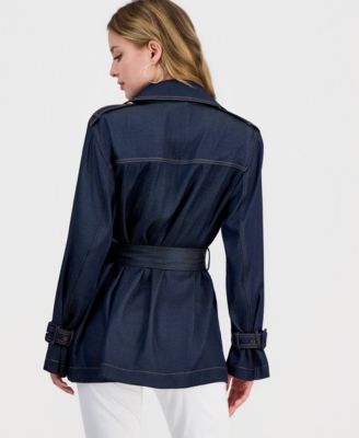 Women's Regine Short Fluid Trench Coat  