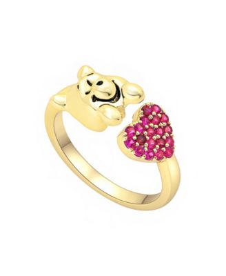 Winnie the Pooh Cubic Zirconia Love Ring
