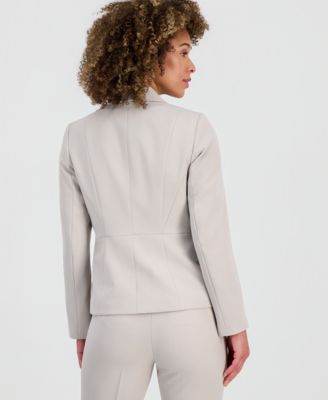 Petite Single-Button Tailored Blazer