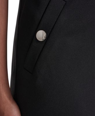 Women's Button-Trim Shift Dress 