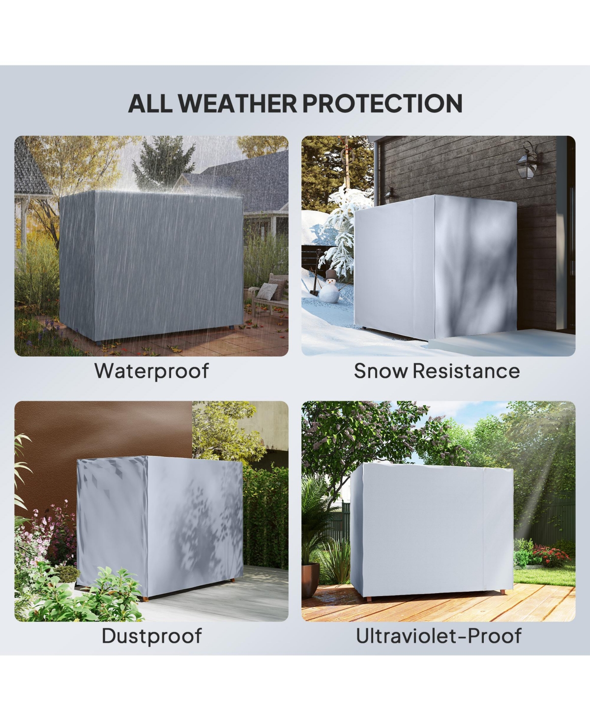 Outsunny 81" x 49" x 65" Outdoor Patio Hammock Porch Swing Cover,