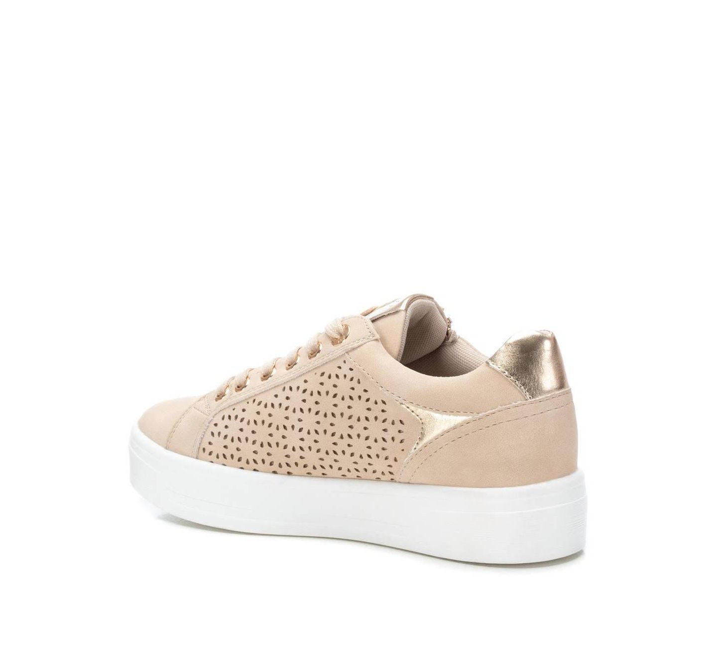 Женские кроссовки XTI Lace-Up, цвет: Бежевый — фото 12