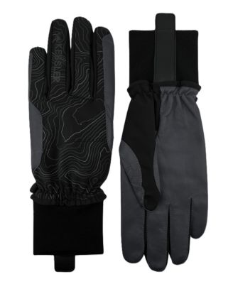 Men's Men s Insolated Leather Palm and Touchscreen Snow Gloves "HAFJELL"