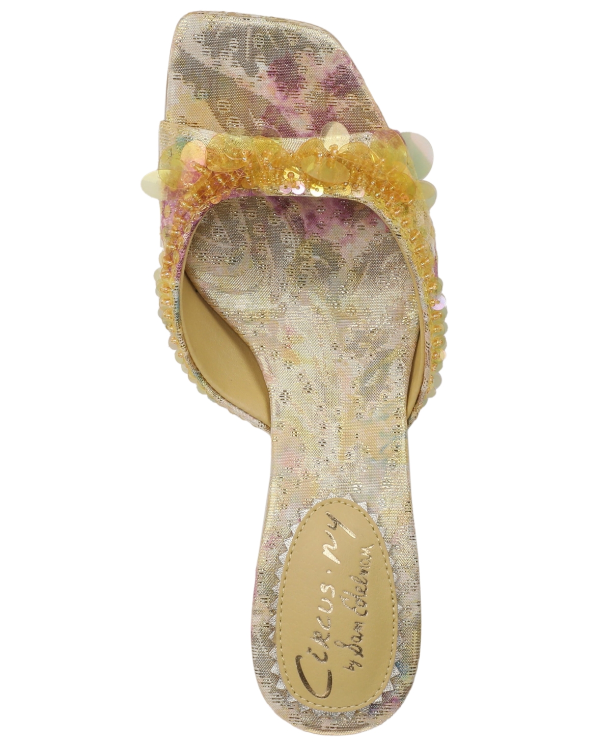 Circus Ny by Sam Edelman Women's Juliana Sequin Slip-On Dress Sandals