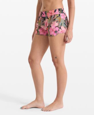Women's Island Time Floral Print Board Shorts