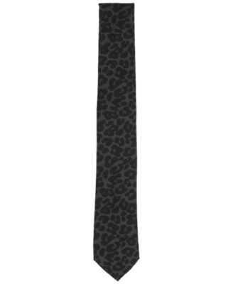 Men's Signature Leopard Print Tie, Macy's Exclusive