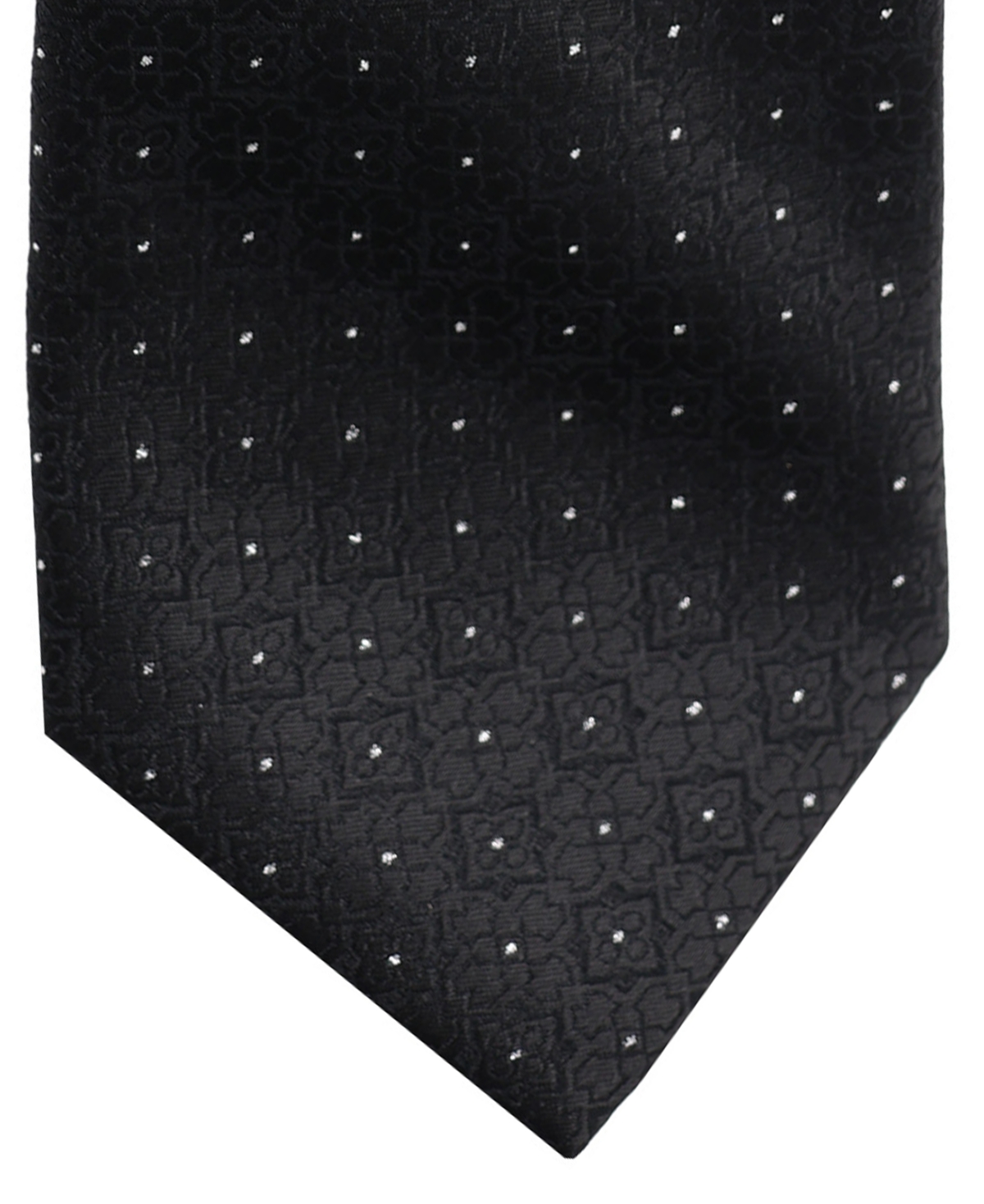 Karl Lagerfeld Paris Men's Sparkle Medallion Pattern Classic Tie