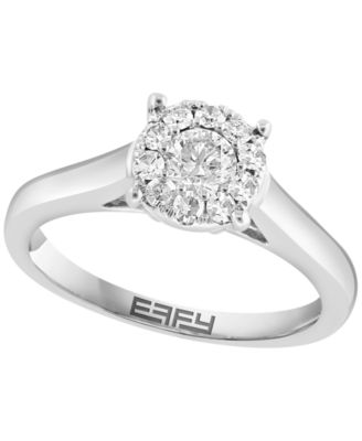 Diamond Engagement Ring (1 ct. t.w.) in 14k White Gold