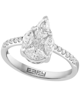 Diamond Engagement Ring (1-1/6 ct. t.w.) in 14k White Gold