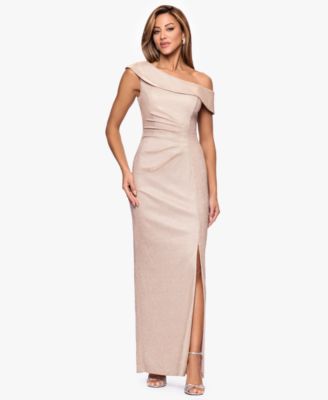 Women's One-Shoulder Glitter Dress