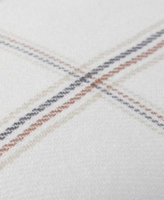 Woven Plaid Reversible Decorative Pillow, 20" x 20"