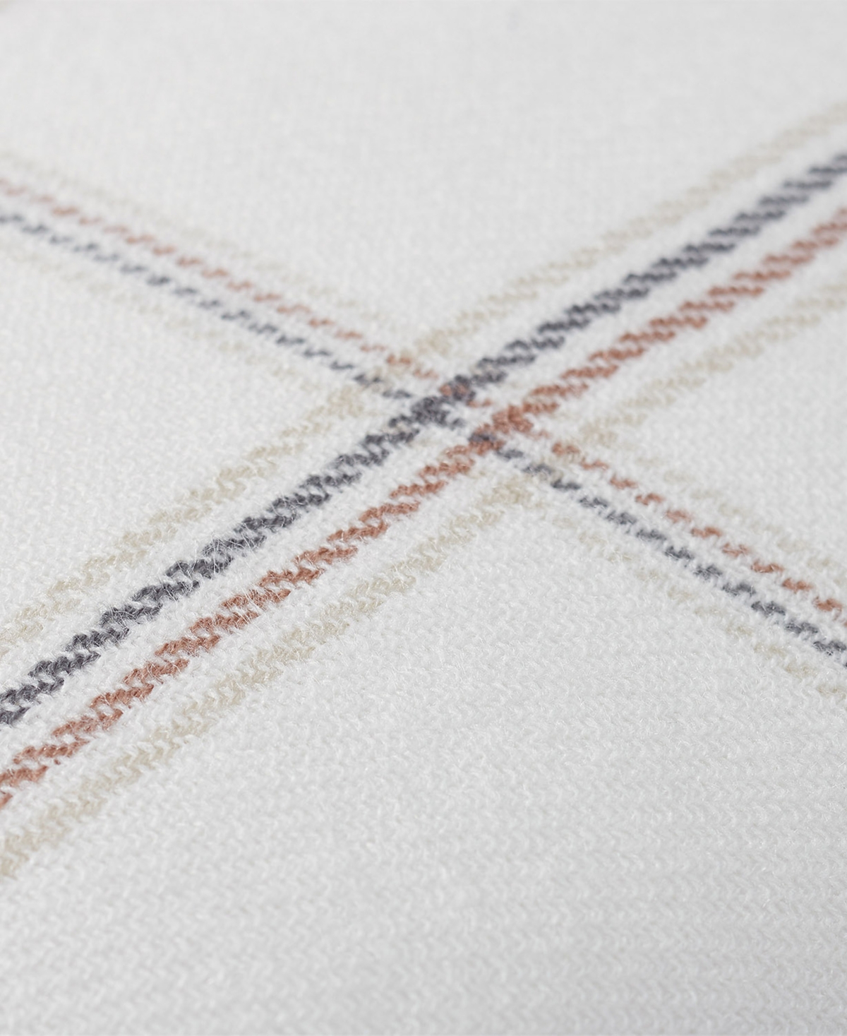 Tahari Home Woven Plaid Reversible Decorative Pillow, 20" x 20"