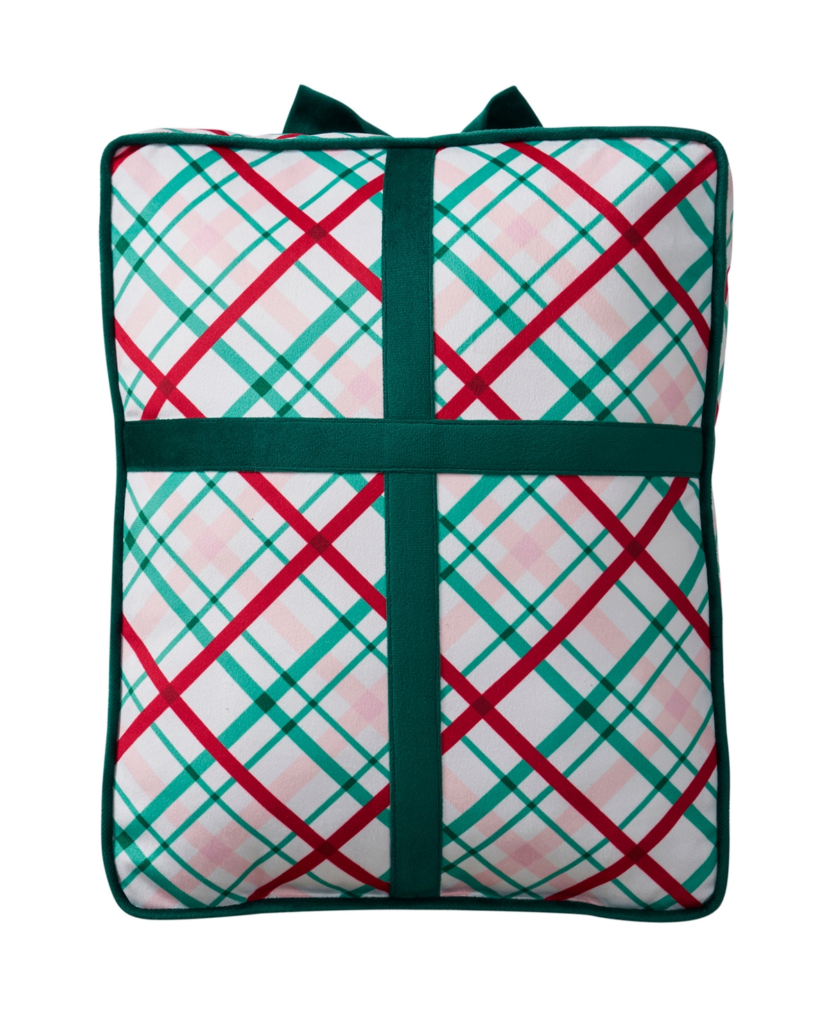 Hallmark Gift Shaped Holiday Decorative Pillow, 12.5" x 16"