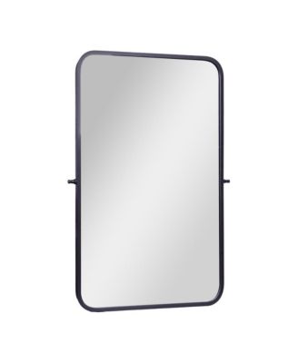 Mason Pivot Wall Mirror with Slim Frame and Backed Glass for Clarity for Bathrooms