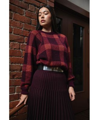 Women's Tartine Plaid Pullover Sweaters