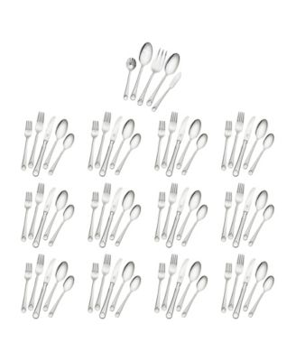 Provence 18/10 Stainless Steel 65 Pc. Flatware Set, Service for 12