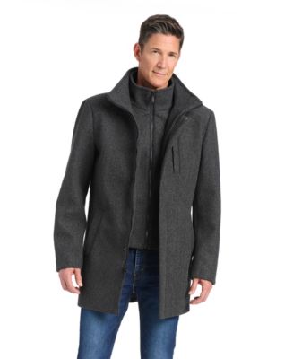 Vince Camuto Men's Classic Stand Collar Coat - Macy's