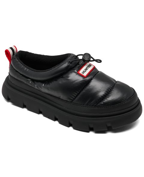 Женские сабо Hunter Madi Insulated Water Resistant Slip-On Mules, цвет: Чёрный