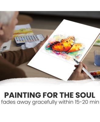 Water Painting Dementia Activities for Seniors – Vibrant Blooms – Alzheimers Products
