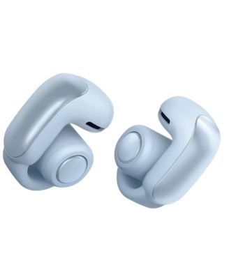 Ultra Open Wireless Earbuds, Moonstone Blue, Bundle with White Smoke Silicone Case Cover