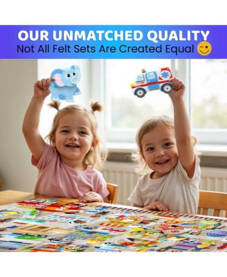 USA Felt Board for Kids 3-5 Years Old - Social Emotional Preschool Learning Activities