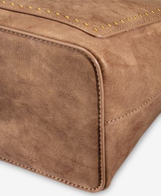 Stud Nubuck Bucket Bag, Macy's Exclusive