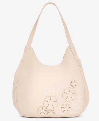 Style & Co Whip-Stitch Applique Floral 4-Poster Tote Bag