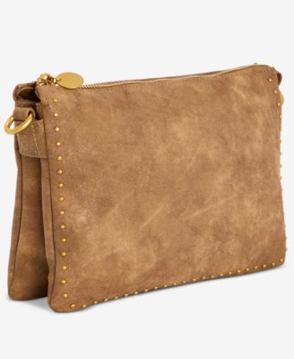 Stud Nubuck Double Compartment Crossbody, Exclusively at Macy's