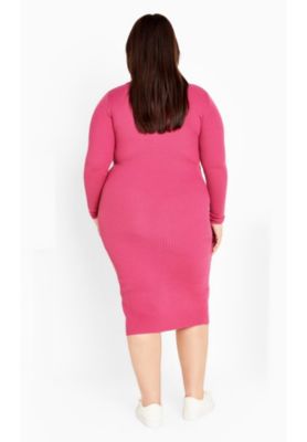 Women's Plus Size Scarlett Rib Dress