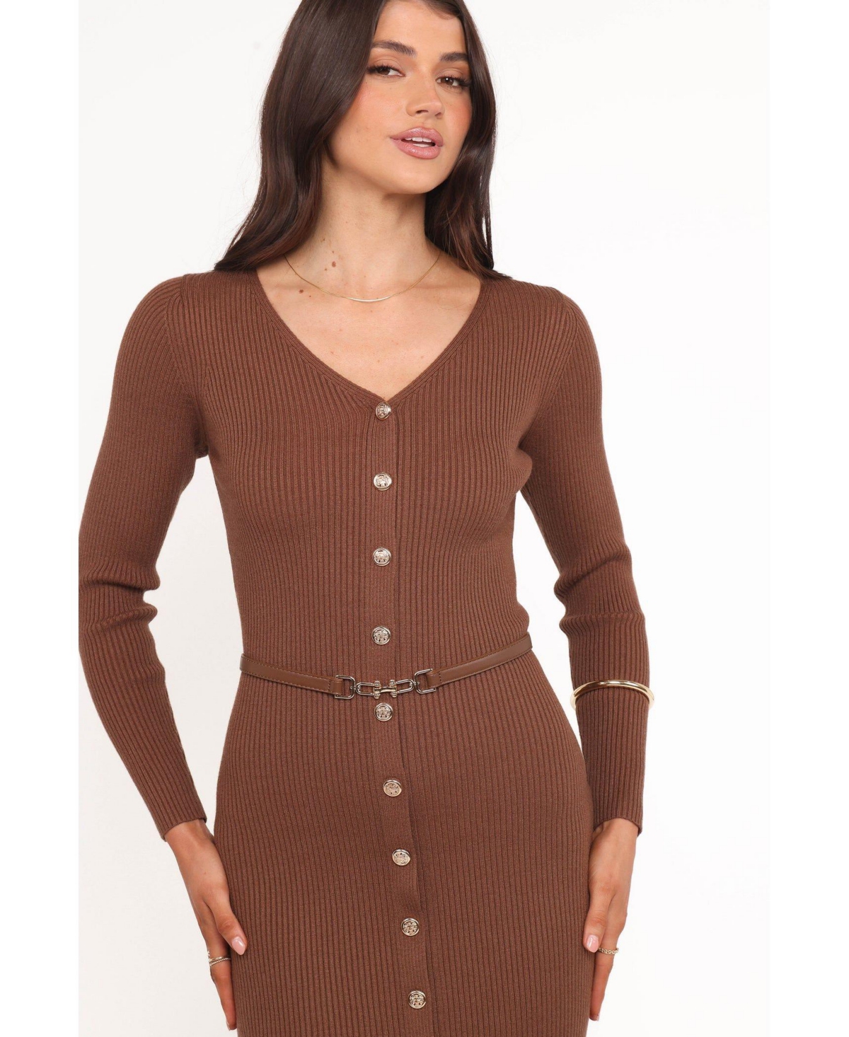 Petal and Pup Women's Brydie Long Sleeve Midi Dress