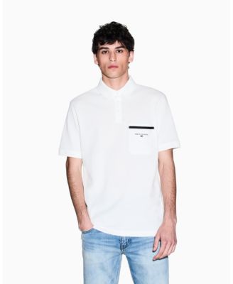 Men's Pique with Pocket Graphic Polo Shirt