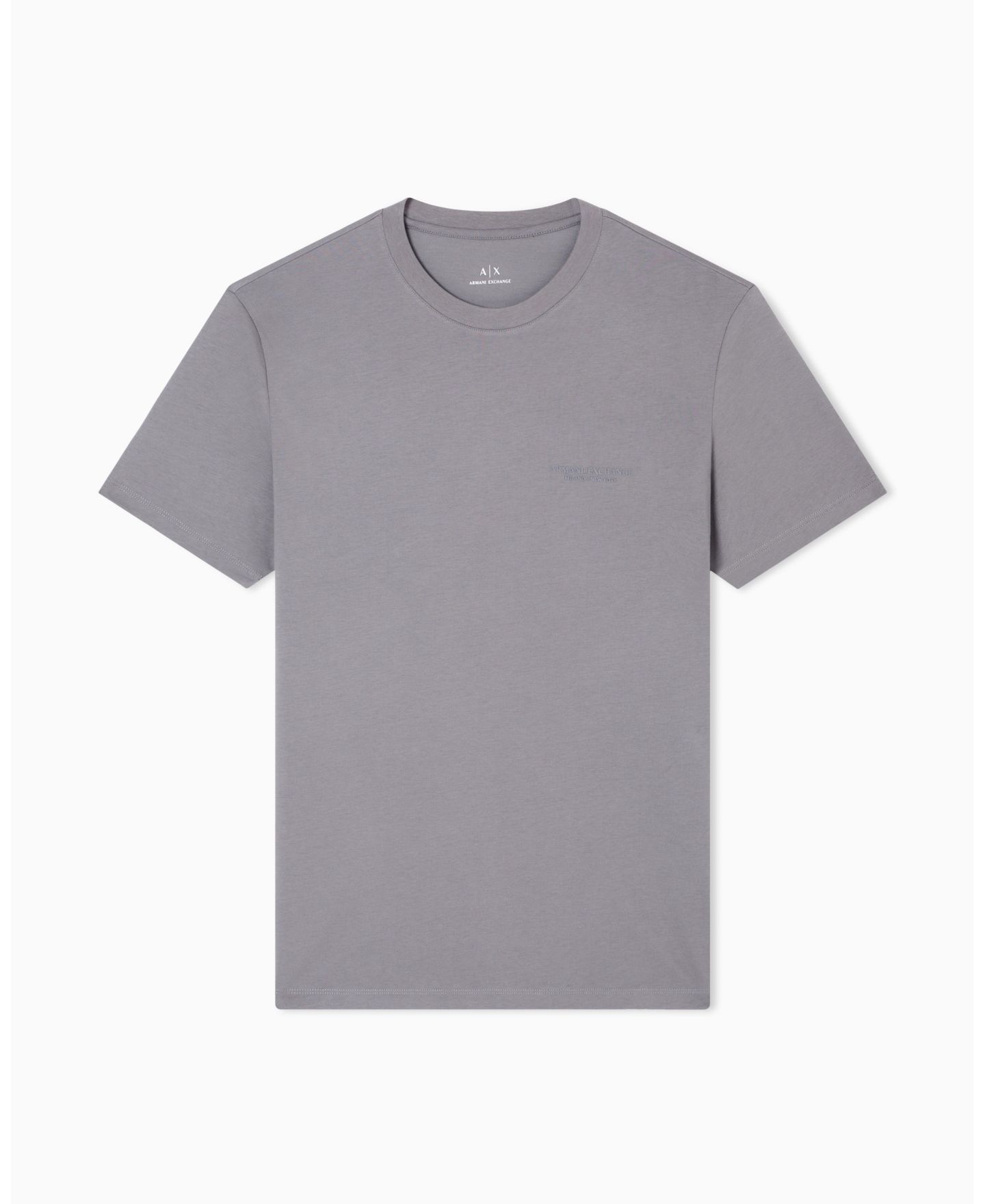 Мужская футболка A|X Armani Exchange Milan NY Top Chest Graphic, цвет: Тёмный серый — фото 5