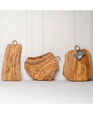 Olivewood Charcuterie Board with Rope Handle