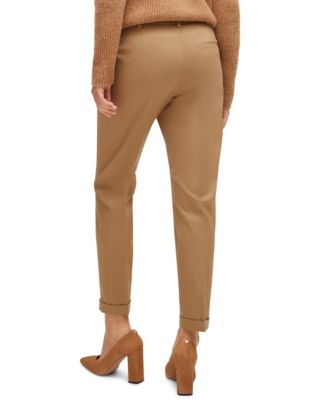 Women's Stretch-Cotton Twill Regular-Fit Pants