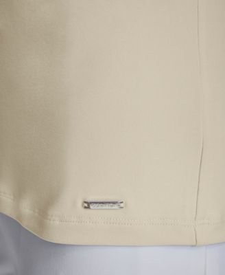 Women's Solid V-Neck Blouse