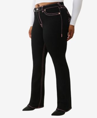 Plus Size Becca Mid Rise Bootcut Super T Flap Jeans