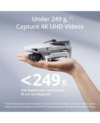 Mini 4K Drone Fly More Combo + 64GB Micro Memory Card + Landing Pad