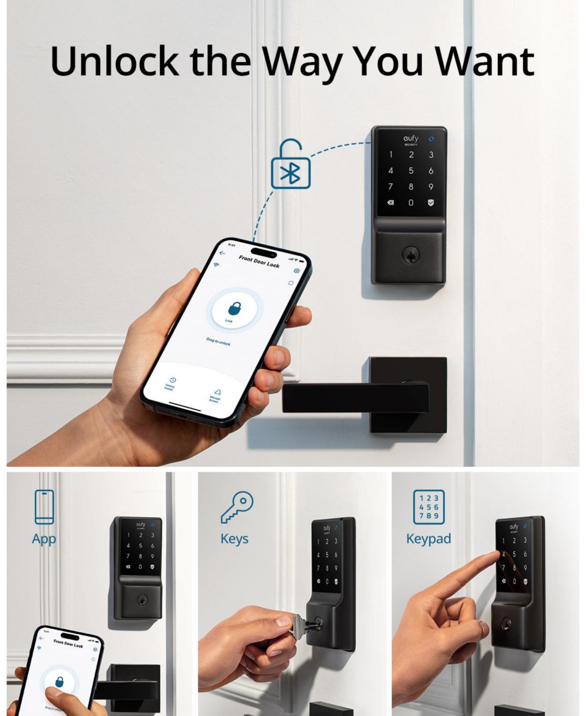 eufy Security Smart Lock C210 Black