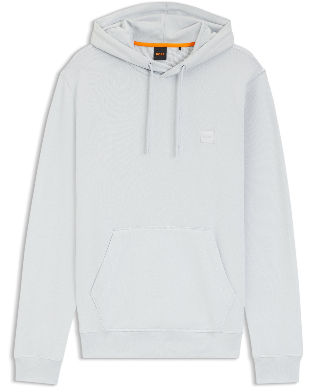 Boss by Hugo Men's Regular-Fit Cotton Terry Logo Patch Hoodie