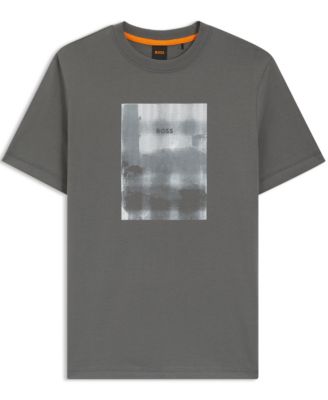 Men's Printed Artwork Cotton-Jersey T-Shirt