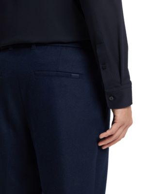 Men's Performance-Stretch Structured Jersey Slim-Fit Dress Shirt