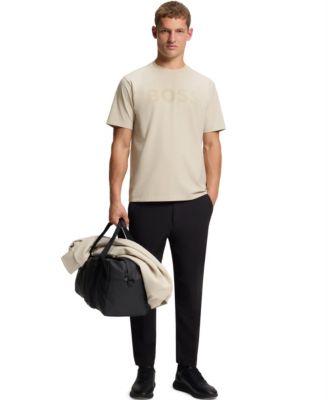 Men's Stretch Cotton Tonal Logo Relaxed-Fit T-Shirt