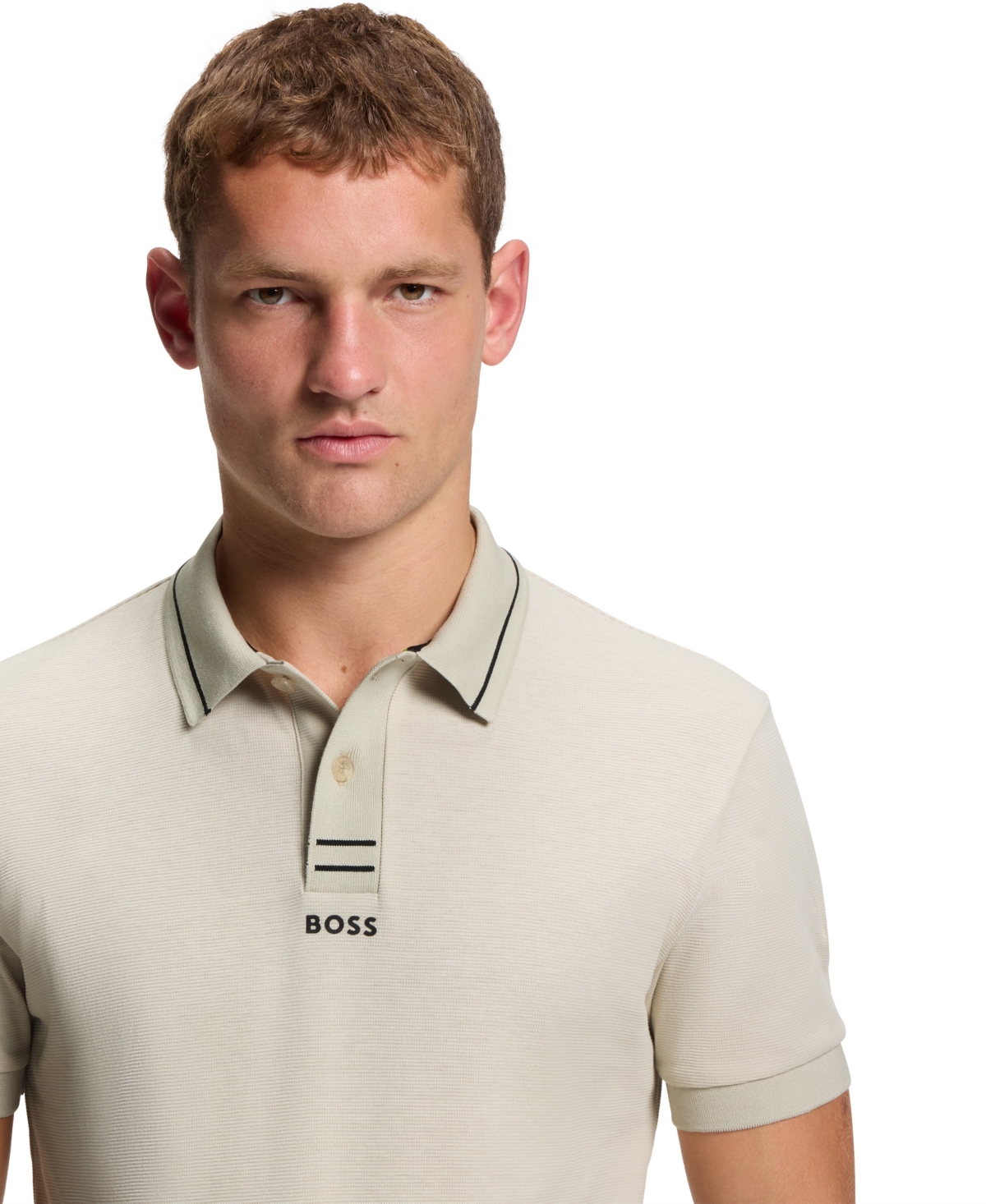 Boss by Hugo Men's Cotton Pique Slim-Fit Polo Shirt